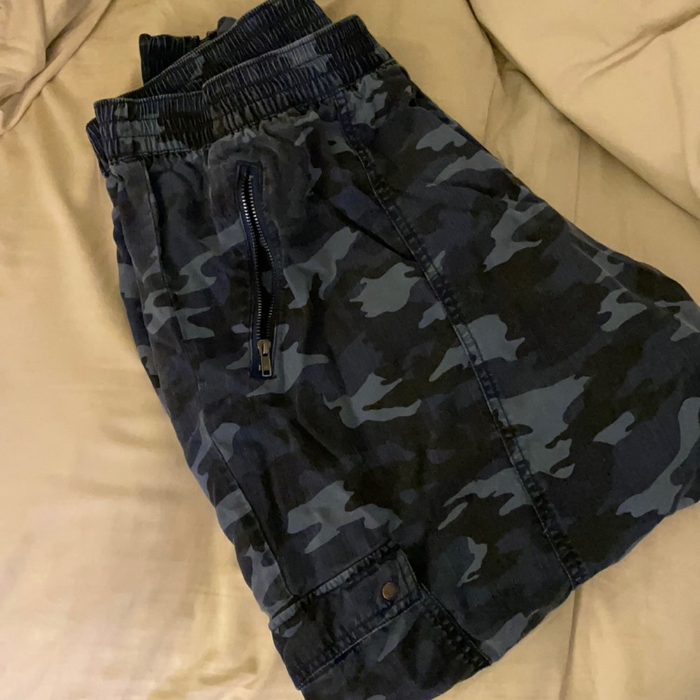 Lightweight Blue Camo Joggers